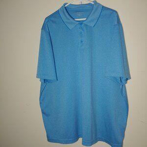 Croft & Barrow Performance Polo Shirt Size XXL Blue